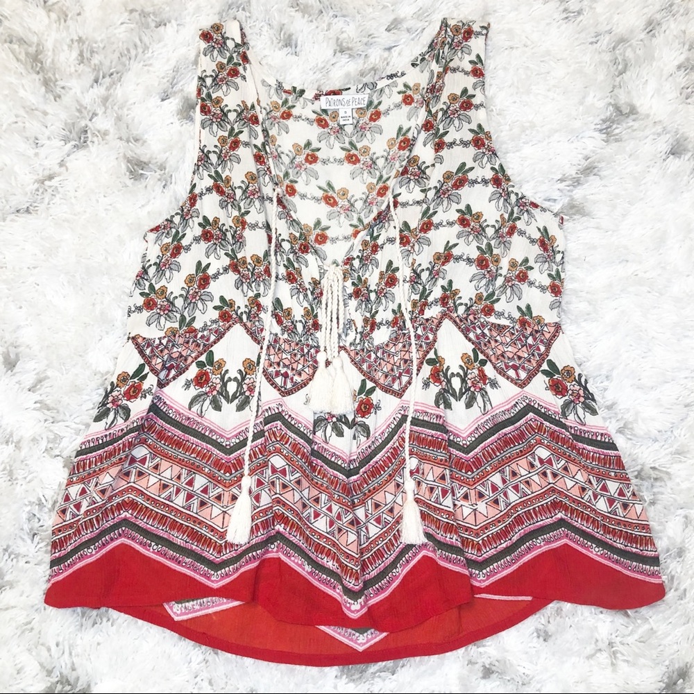 Patrons of Peace Boho Tank